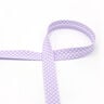 Bias binding Dots [18 mm] – mauve,  thumbnail number 2