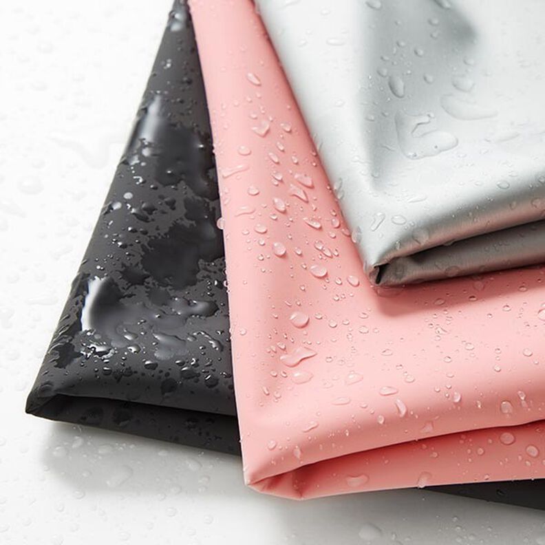 Plain raincoat fabric – pink,  image number 5