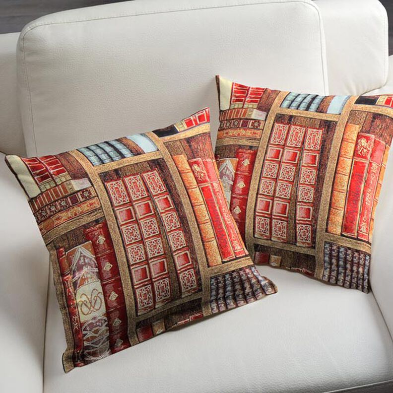 Bookshelf Tapestry Jacquard – brown,  image number 6