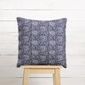 Cotton Cretonne floral mandala – white/midnight blue,  thumbnail number 7