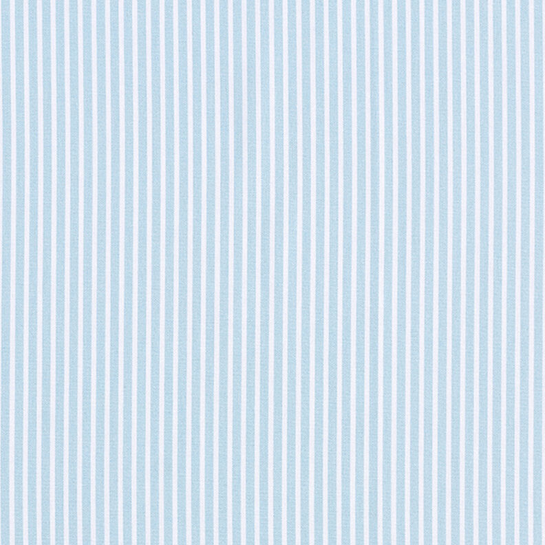 Cotton Poplin Stripes – light blue/white,  image number 1