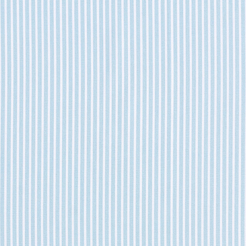 Cotton Poplin Stripes – light blue/white,  image number 1