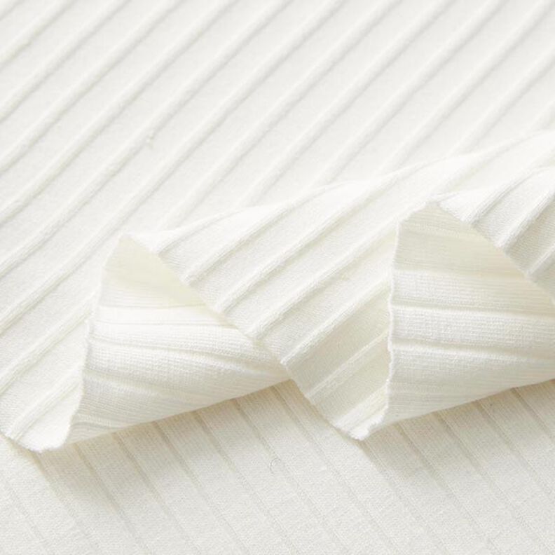 Plain ribbed jersey – offwhite,  image number 4