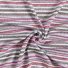Horizontal stripes glittery rib knit,  thumbnail number 4