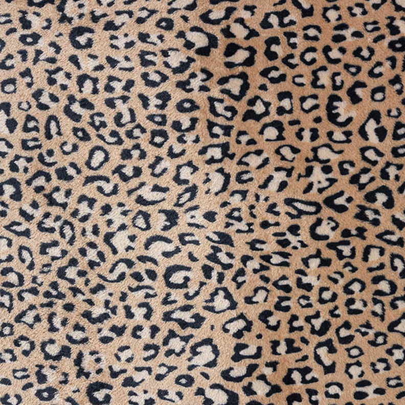 Cosy Fleece Leopard Print – medium brown, image number 1