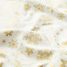 Cotton Poplin Snow Crystals – offwhite/gold,  thumbnail number 2