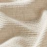 Curtain Fabric Woven Texture 300 cm – light beige,  thumbnail number 2