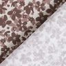 Sea of Flowers Cotton Poplin – taupe/brown,  thumbnail number 4