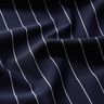 stretch pinstripe trouser fabric – midnight blue/white,  thumbnail number 2