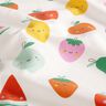 Cotton Jersey happy fruit – offwhite/peach orange,  thumbnail number 2