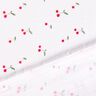 Double Gauze/Muslin watercolour cherries Digital Print – white,  thumbnail number 4