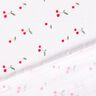 Double Gauze/Muslin watercolour cherries Digital Print – white,  thumbnail number 4