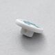 Little Monster Shank Button [  Ø15 mm ] – white/green,  thumbnail number 2