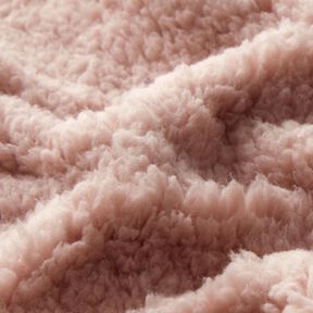 cuddly teddy fur fabric – rosé, 