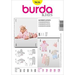 Baby set: Jacket / Trousers / Overalls, Burda 9363, 