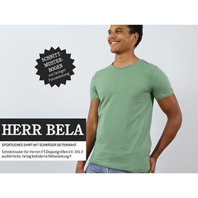 HERR BELA - sporty top with diagonal side seam, Studio Schnittreif  | 42 - 60, 