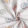 Cotton Cretonne Dutch bike – light orange/misty grey,  thumbnail number 3