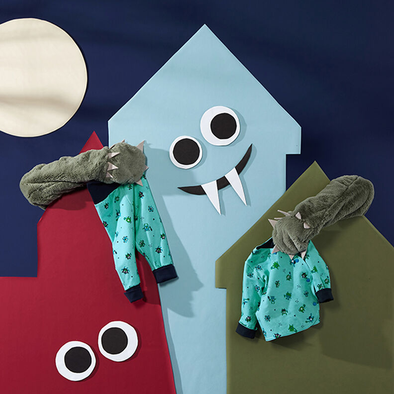 Plain Medium Cotton Jersey – light blue,  image number 10