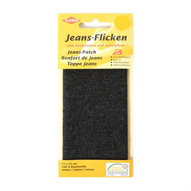 Denim Patch – black,  image number 1