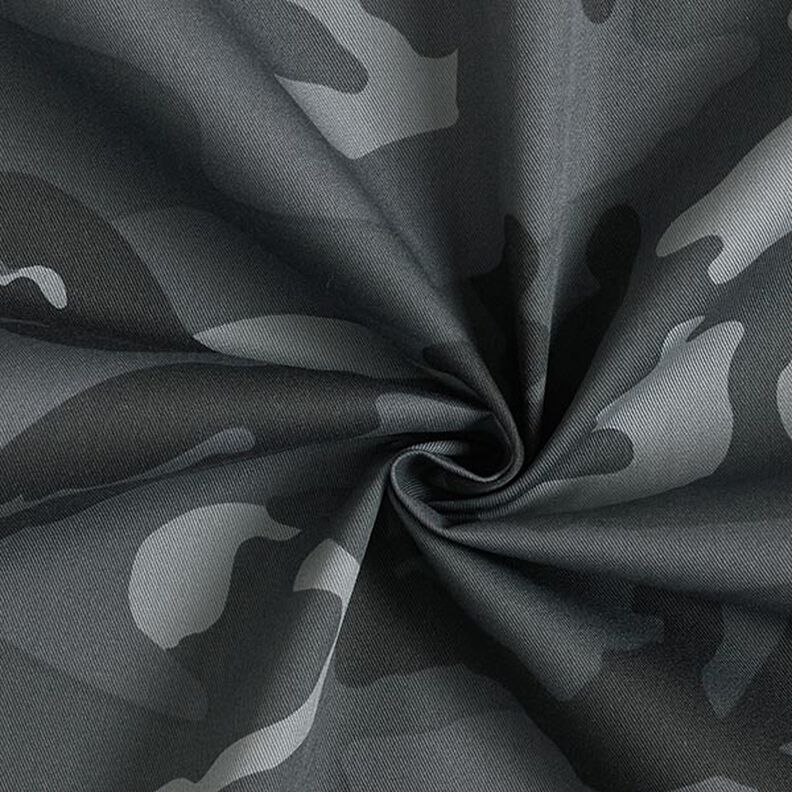 camouflage trouser fabric – anthracite,  image number 3