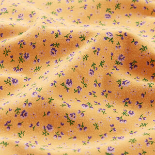 Millefleur cotton jersey – sunglow, 