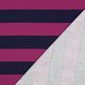 Decor Fabric Canvas cheerful stripes – purple/midnight blue,  thumbnail number 4