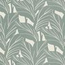 Decor Fabric Panama elegant leaves – reed/natural,  thumbnail number 1