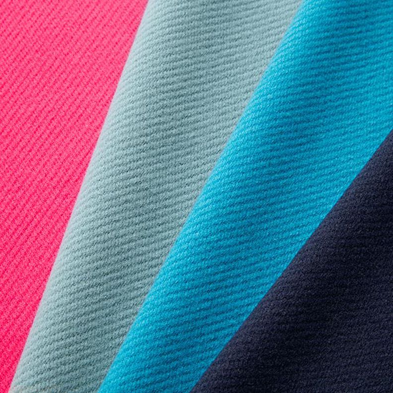 plain wool blend coat fabric – turquoise,  image number 4