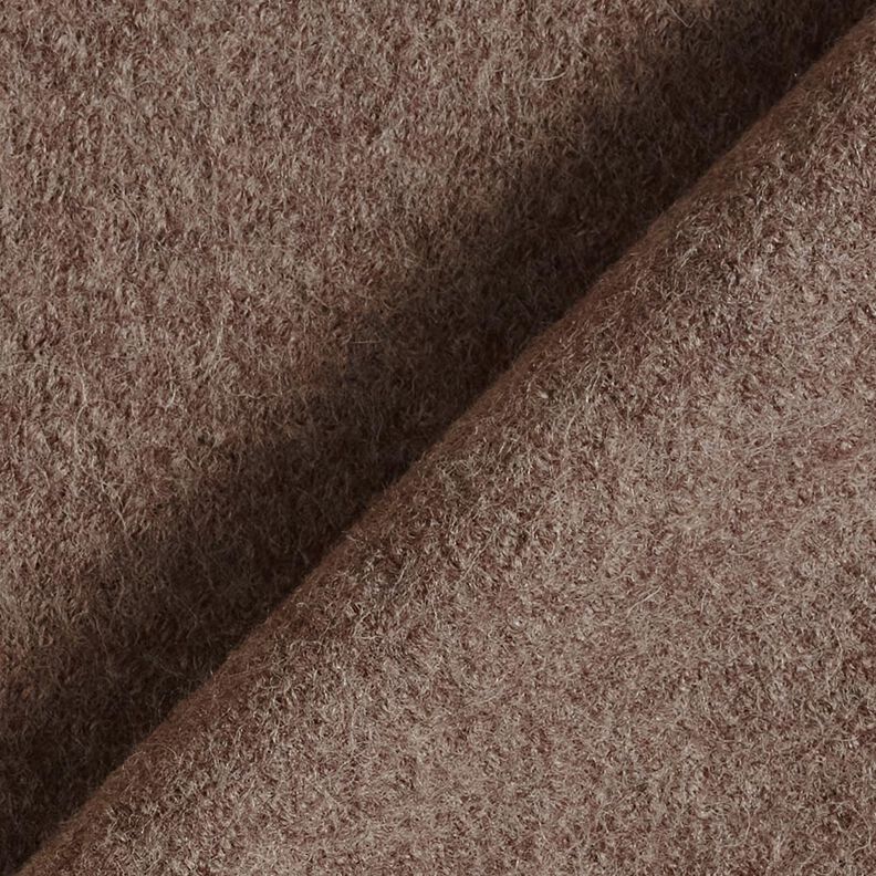 Fulled woollen loden Mottled – brown,  image number 3