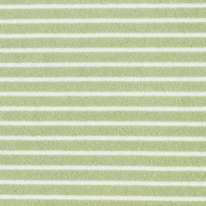 terry cloth jersey stripes | by Poppy – pistachio,  image number 1