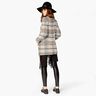 Coat Fabric Wool Blend roughened checks – light taupe/mocca,  thumbnail number 6