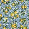 Decor Fabric Tapestry Fabric Lemon blossom – blue/green,  thumbnail number 1