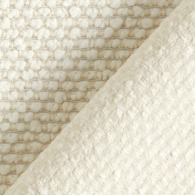 Outdoor Fabric Bouclé Look – cream,  image number 4