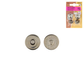 Magnetic Closures  – silver metallic, 