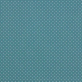 Cotton Poplin Little Dots – petrol/white, 