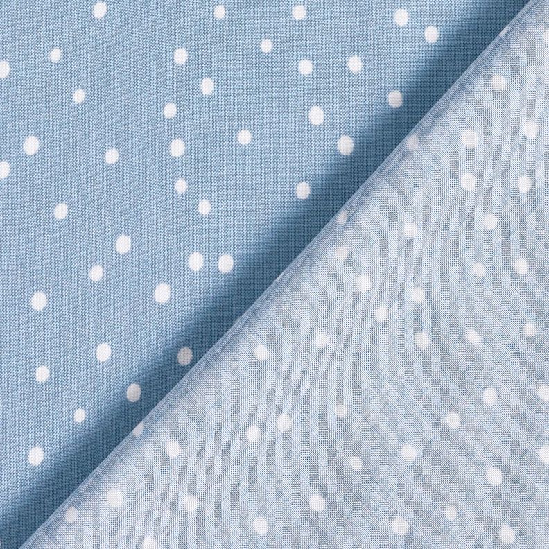 Dotty bamboo fabric – blue grey,  image number 4