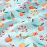 Double Gauze/Muslin apples dots flowers Digital Print – light blue,  thumbnail number 2