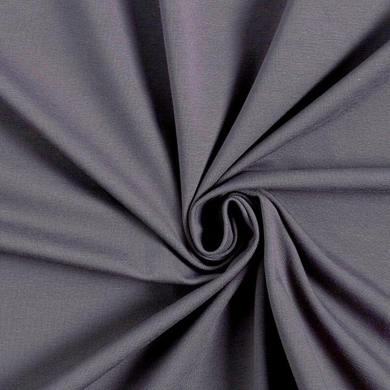Medium Cotton Jersey Plain – blue-black,  image number 1