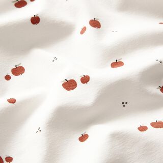 Cotton Jersey Little apples – offwhite, 