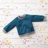 Light Cotton Sweatshirt Fabric Plain – light petrol,  thumbnail number 7