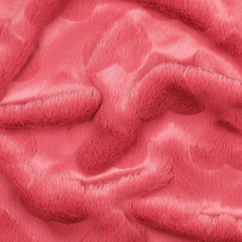 Faux Fur hearts | Poppy Fabrics – hollyhock, image number 2