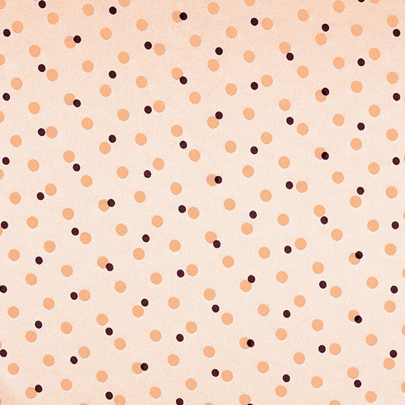 Jacquard satin dots – apricot,  image number 1