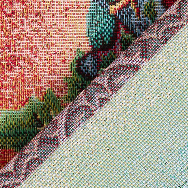 Tapestry Decor Fabric PanelSanta – carmine, image number 4
