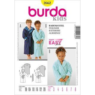 Bathrobe, Burda 2662, 