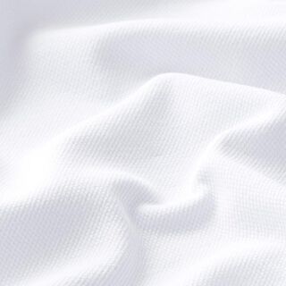 Cotton Jersey Fine Piqué – white, 