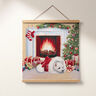Panel Tapestry Fabric Holiday dog – green/red,  thumbnail number 6