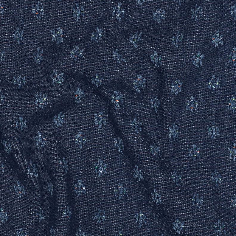 Denim cotton blend dobby – midnight blue, image number 2