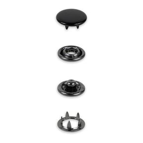 Jersey snap fasteners [12 mm] | Prym – black, 