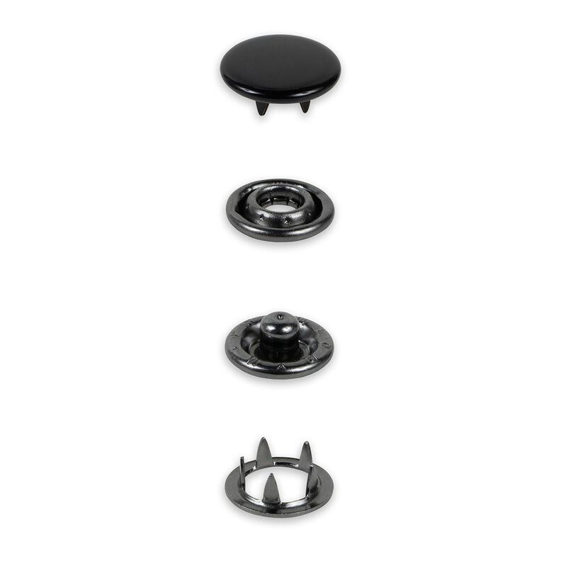 Jersey snap fasteners [12 mm] | Prym – black,  image number 2