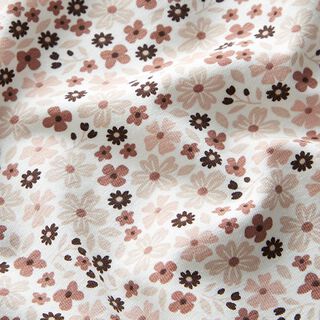 Cotton Jersey Cute Little Flowers – offwhite, 